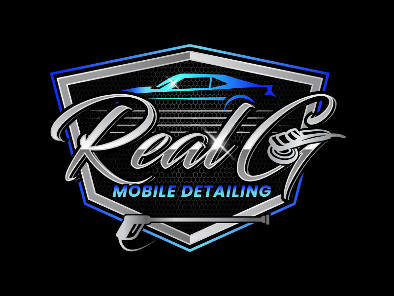 Real G Detailing logo design by aryamaity