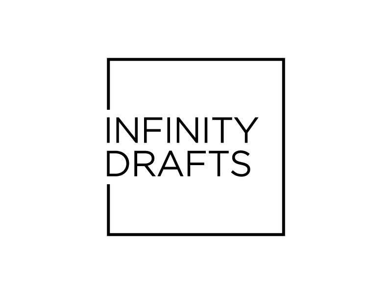 Infinity Drafts logo design by DreamCather