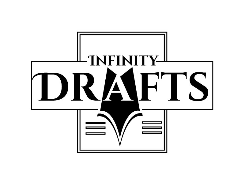 Infinity Drafts logo design by Avijit