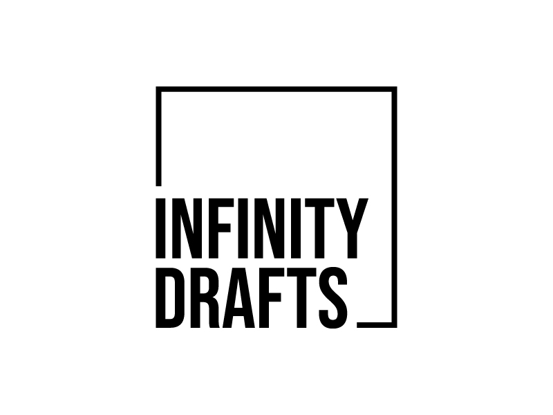 Infinity Drafts logo design by denfransko