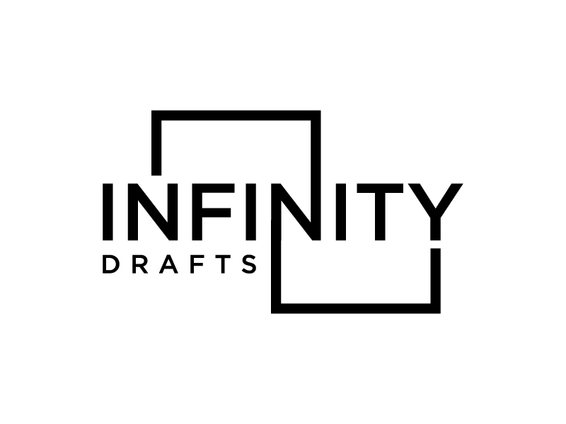 Infinity Drafts logo design by BrainStorming