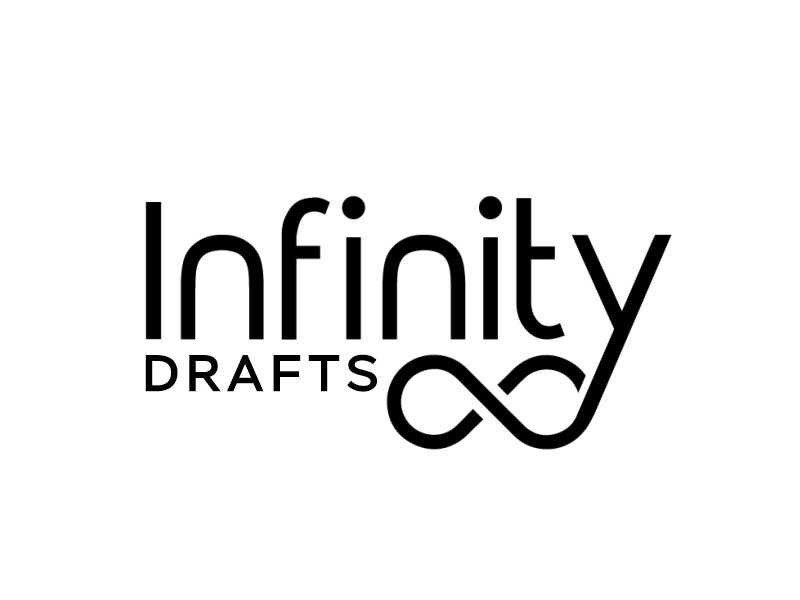 Infinity Drafts logo design by Gwerth