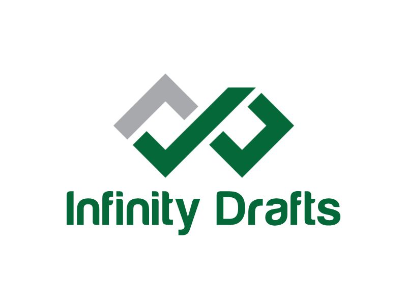 Infinity Drafts logo design by Gwerth
