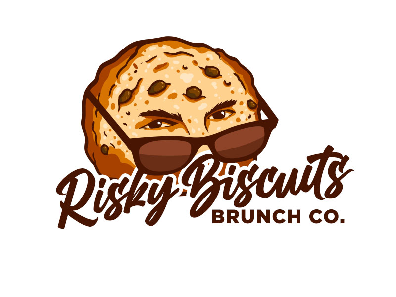 Risky Biscuits logo design by acasia