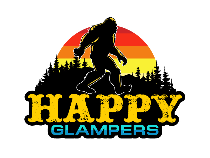 Happy Glampers logo design by Vins