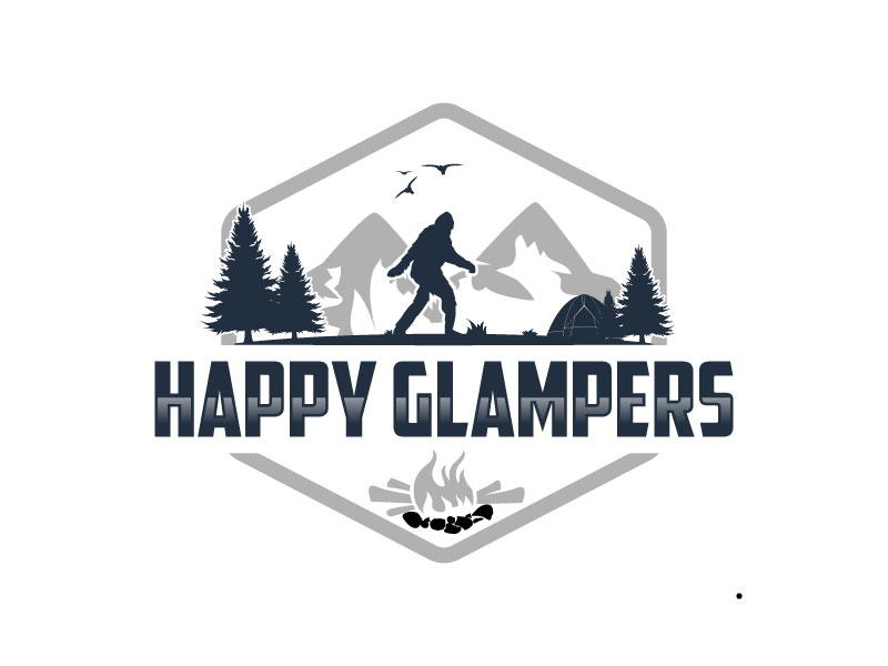 Happy Glampers logo design by subrata