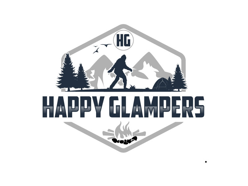 Happy Glampers logo design by subrata