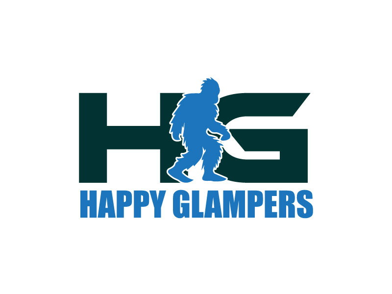 Happy Glampers logo design by aryamaity