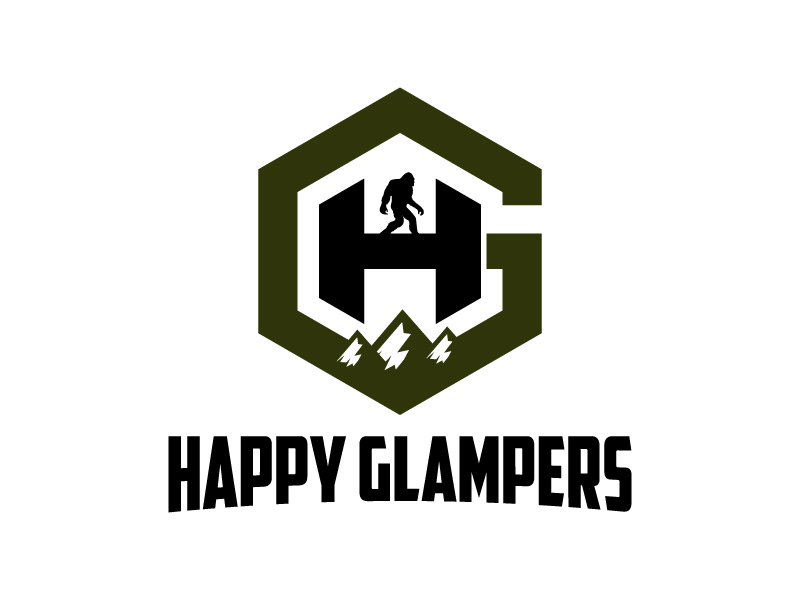 Happy Glampers logo design by yans