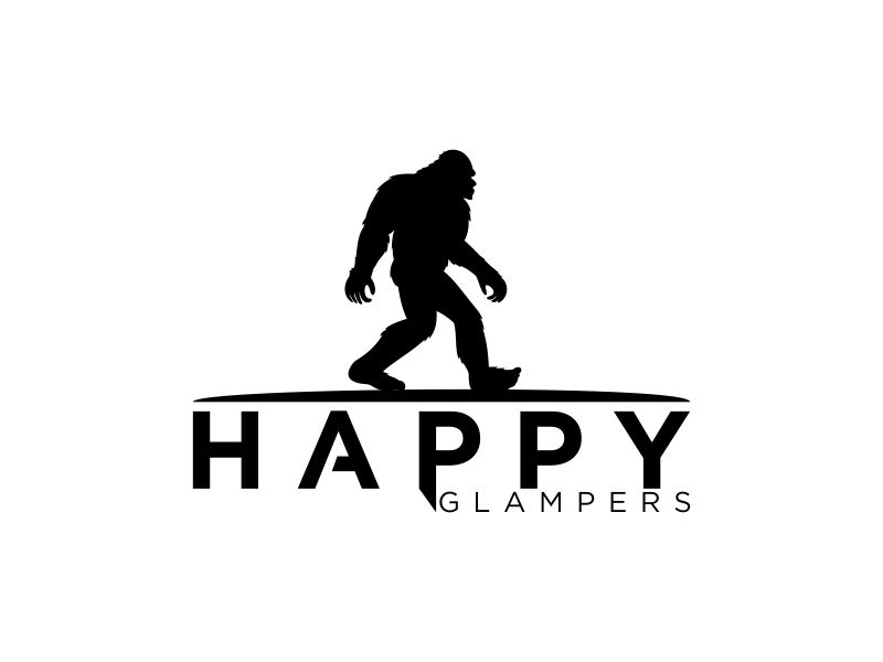 Happy Glampers logo design by sodimejo