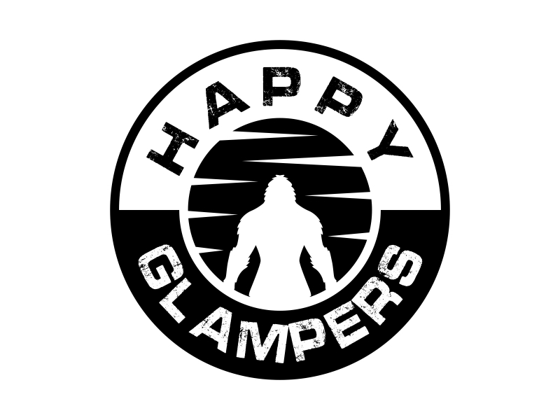 Happy Glampers logo design by cikiyunn