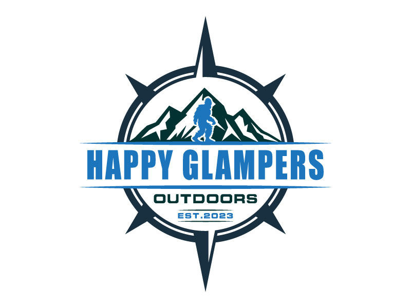 Happy Glampers logo design by aryamaity