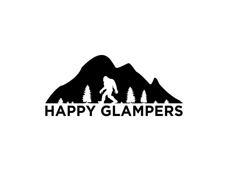 Happy Glampers logo design by sodimejo