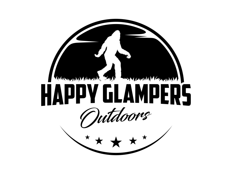 Happy Glampers logo design by qqdesigns