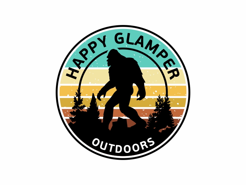 Happy Glampers logo design by Andri Herdiansyah