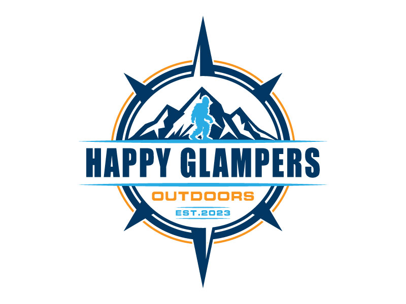 Happy Glampers logo design by aryamaity