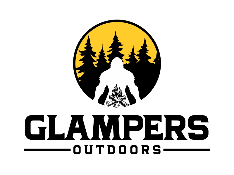 Happy Glampers logo design by cikiyunn