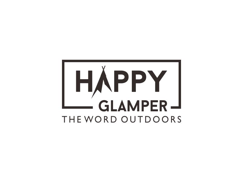 Happy Glampers logo design by paseo