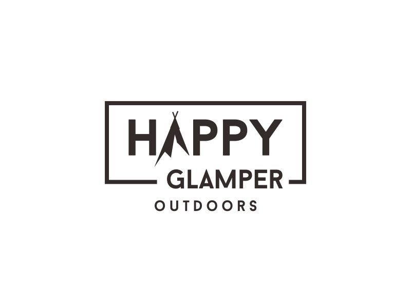 Happy Glampers logo design by paseo