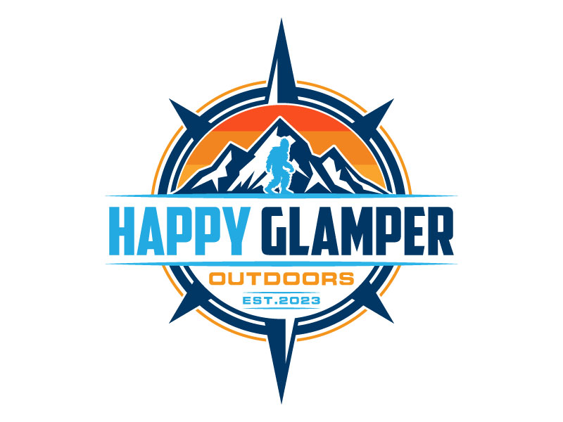 Happy Glampers logo design by aryamaity