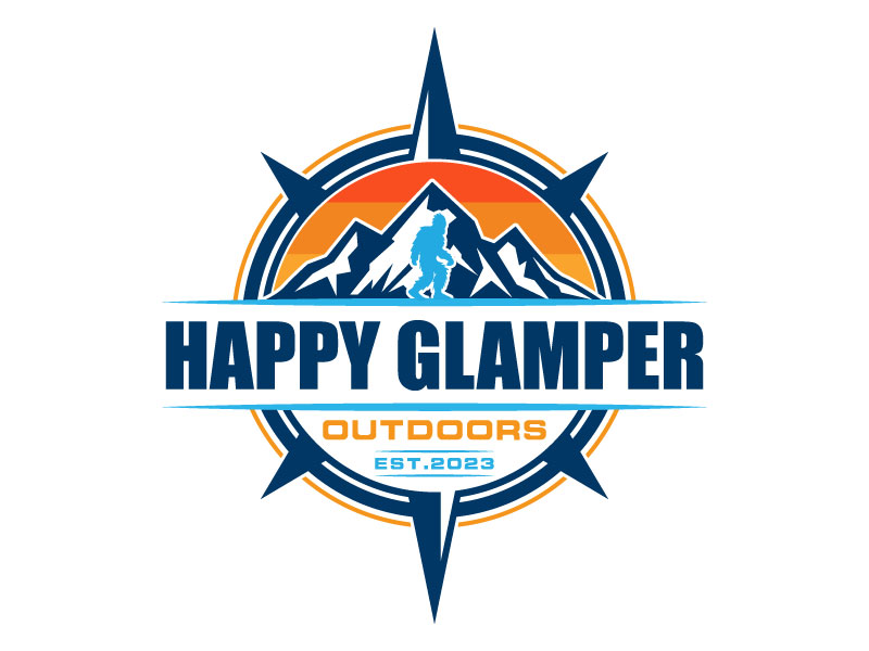 Happy Glampers logo design by aryamaity