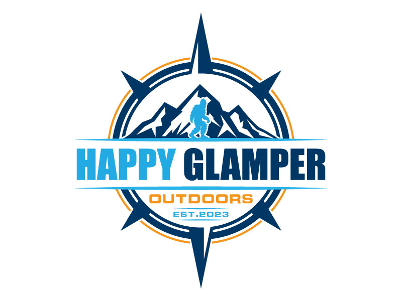 Happy Glampers logo design by aryamaity