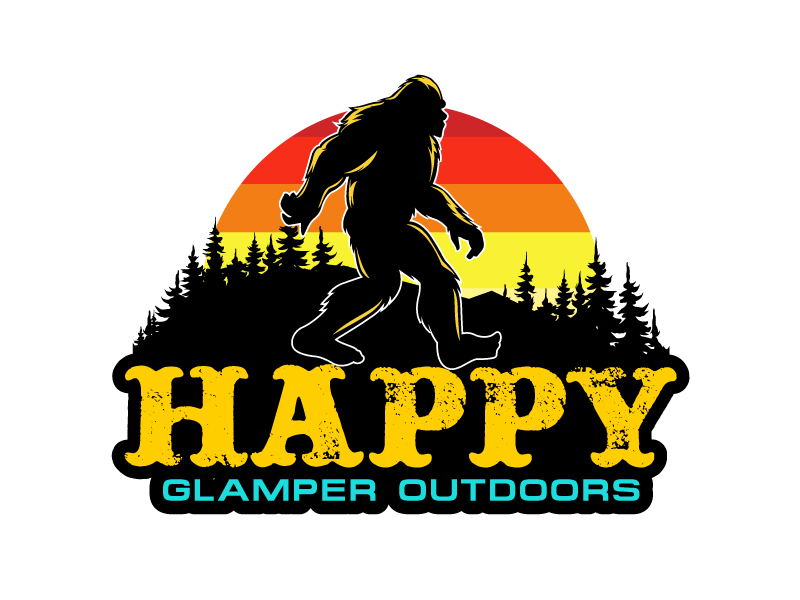 Happy Glampers logo design by Vins