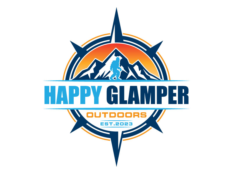 Happy Glampers logo design by aryamaity