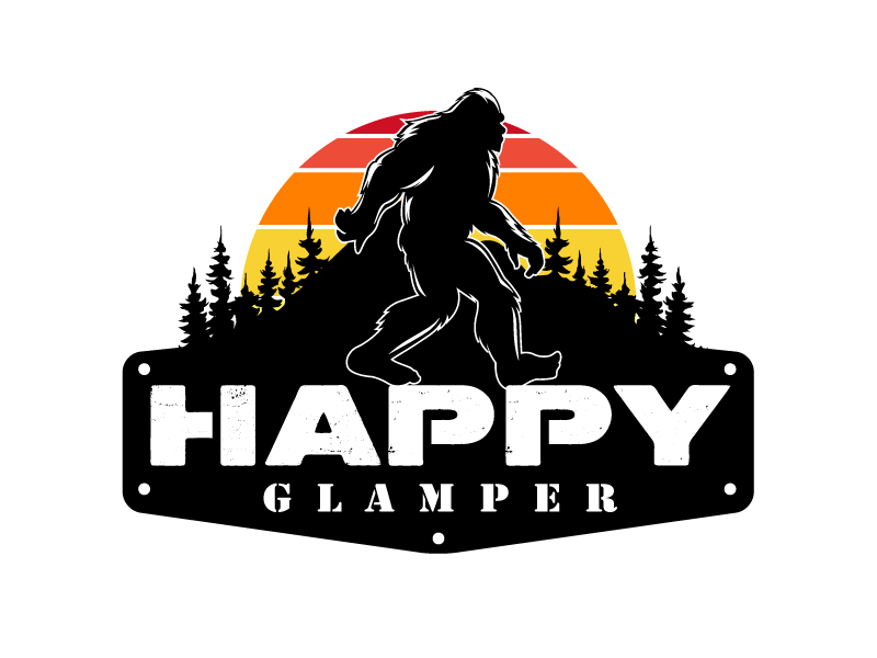 Happy Glampers logo design by Vins