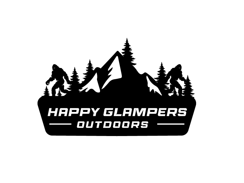 Happy Glampers logo design by Erasedink