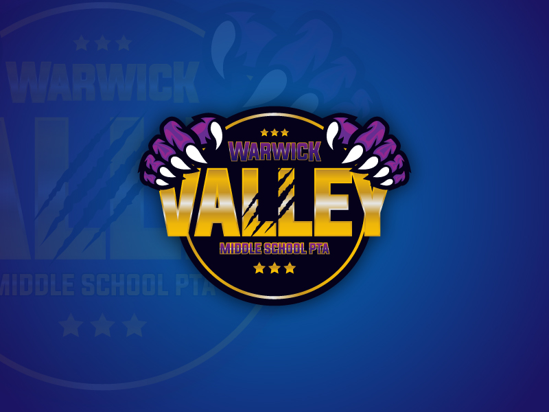 Warwick Valley Middle School PTA logo design by Ebad uddin