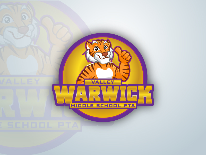 Warwick Valley Middle School PTA logo design by Ebad uddin