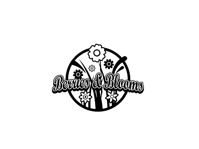 Berries & Blooms logo design by creativemind01