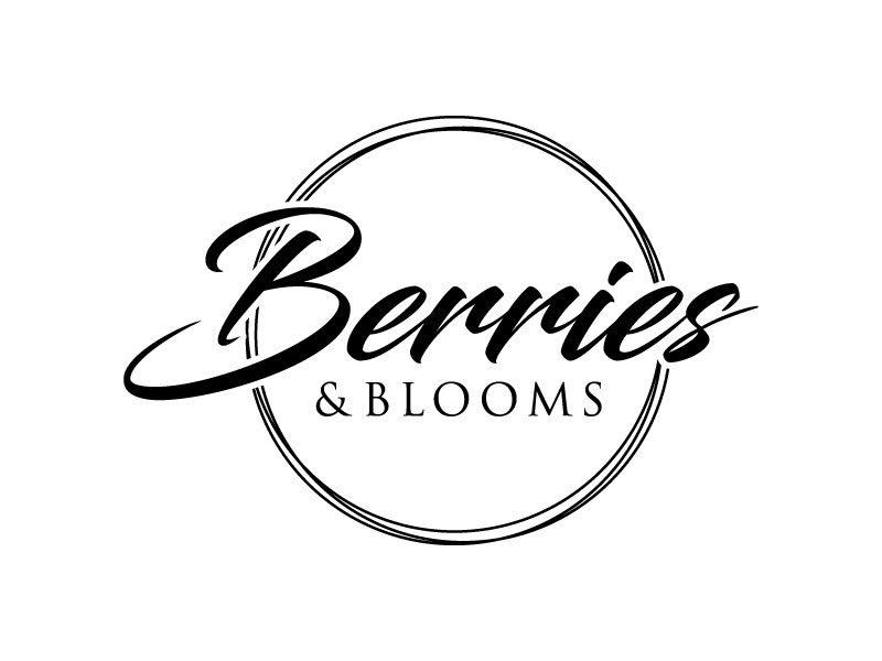 Berries & Blooms logo design by aryamaity
