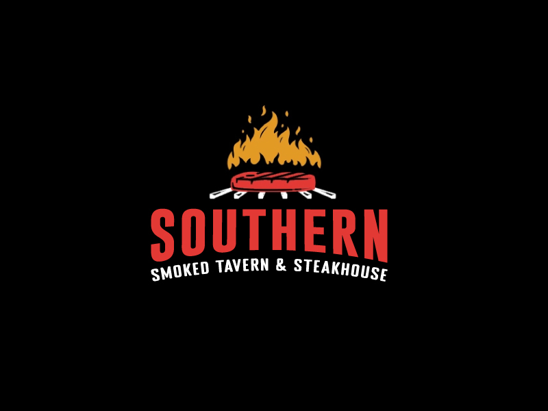 Southern Smoked Tavern & Steakhouse logo design by Logo Infantry