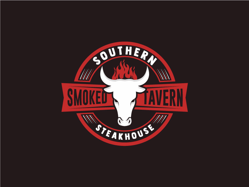 Southern Smoked Tavern & Steakhouse logo design by Logo Infantry