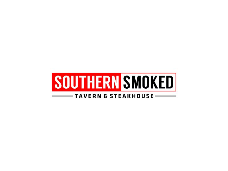 Southern Smoked Tavern & Steakhouse logo design by Gedibal