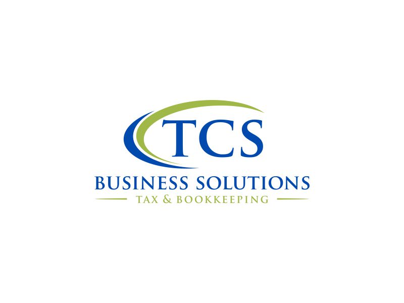 TCS Business Solutions  - Tax & Bookkeeping logo design by oke2angconcept