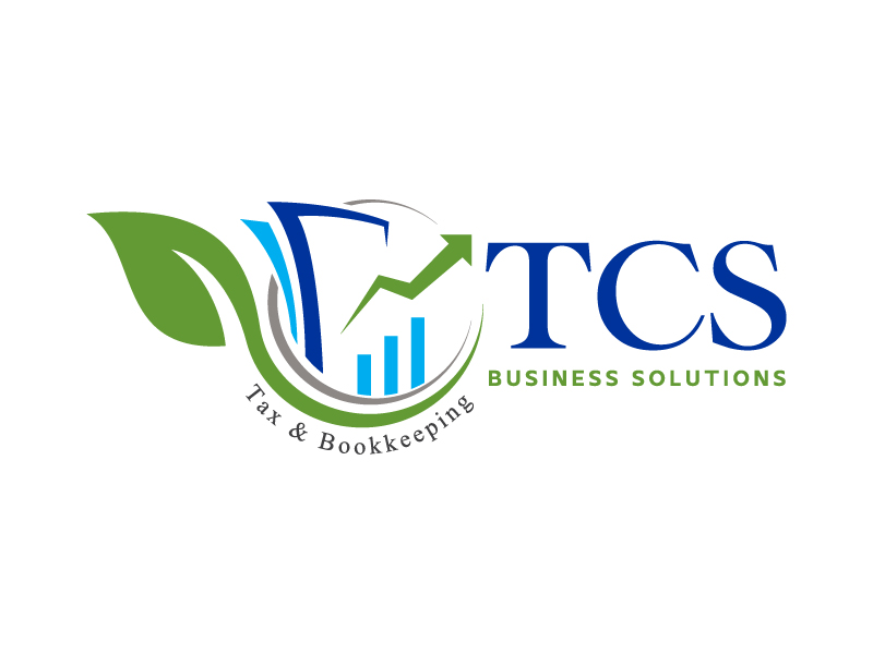 TCS Business Solutions  - Tax & Bookkeeping logo design by oindrila chakraborty