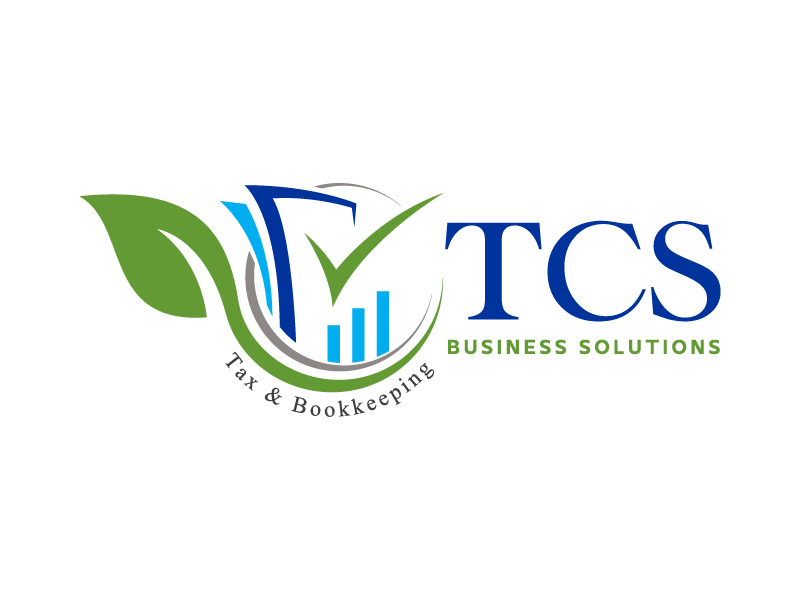 TCS Business Solutions  - Tax & Bookkeeping logo design by oindrila chakraborty