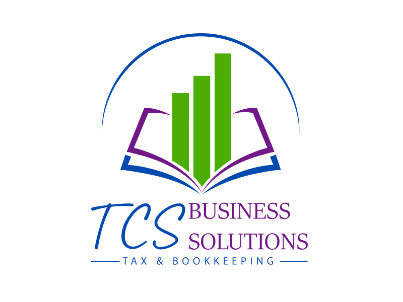 TCS Business Solutions  - Tax & Bookkeeping logo design by oindrila chakraborty