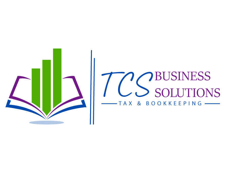 TCS Business Solutions  - Tax & Bookkeeping logo design by oindrila chakraborty