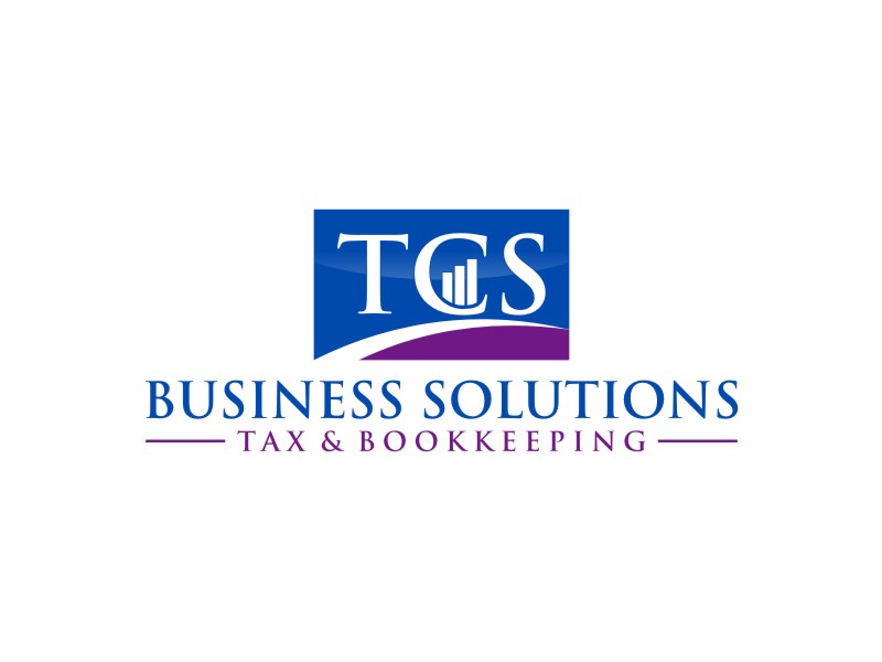 TCS Business Solutions  - Tax & Bookkeeping logo design by alby