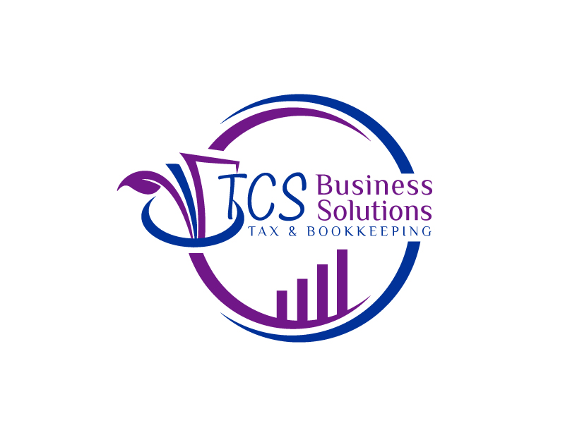 TCS Business Solutions  - Tax & Bookkeeping logo design by oindrila chakraborty