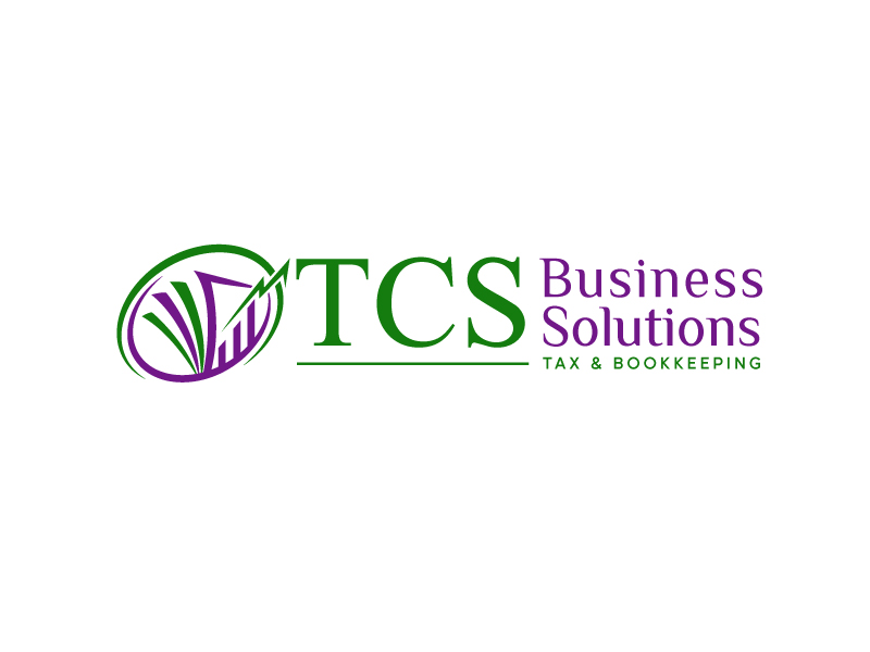 TCS Business Solutions  - Tax & Bookkeeping logo design by oindrila chakraborty