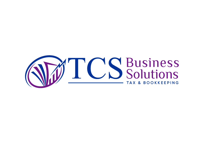 TCS Business Solutions  - Tax & Bookkeeping logo design by oindrila chakraborty