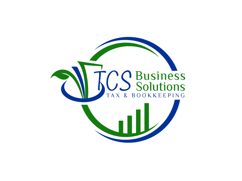 TCS Business Solutions  - Tax & Bookkeeping logo design by oindrila chakraborty