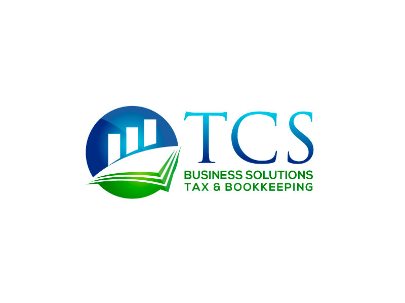 TCS Business Solutions  - Tax & Bookkeeping logo design by oindrila chakraborty