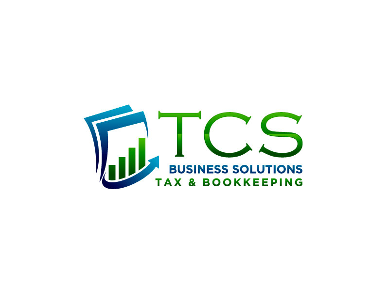 TCS Business Solutions  - Tax & Bookkeeping logo design by oindrila chakraborty