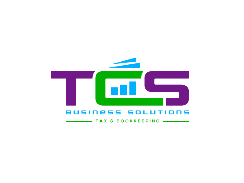 TCS Business Solutions  - Tax & Bookkeeping logo design by oindrila chakraborty